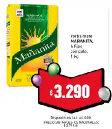 Cooperativa Obrera Mañanaña yerba mate maranita oferta