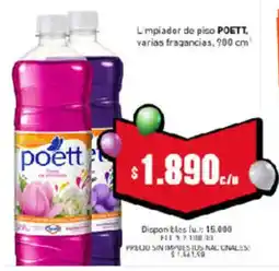 Cooperativa Obrera Poett limpiador de piso oferta