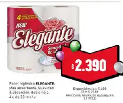 Cooperativa Obrera Elegante papel higiénico oferta