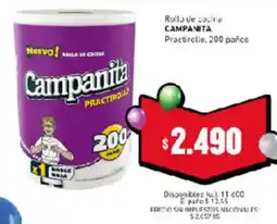 Cooperativa Obrera Campanita rollo de cocina practicile oferta