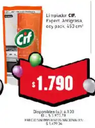 Cooperativa Obrera Cif limpiador expert anti grasa oferta