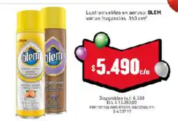 Cooperativa Obrera Blem lustre aereables en aerosol oferta