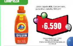 Cooperativa Obrera Ace jabon liquido concentrado para diluir oferta