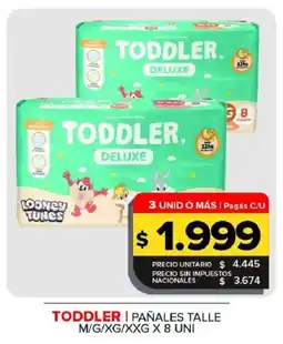 Carrefour Maxi Toddler pañales tall oferta