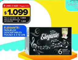 Carrefour Maxi Elegante pañuelos descartables pocket oferta