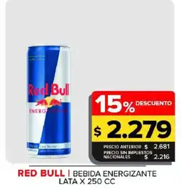 Carrefour Maxi Red Bull bebida energizante oferta