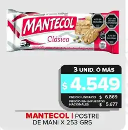 Carrefour Maxi Mantecon postre de mani oferta