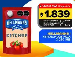 Carrefour Maxi Hellmanns ketchup oferta