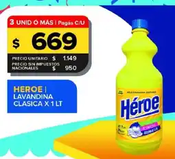 Carrefour Maxi Heroe lavandina clasica oferta
