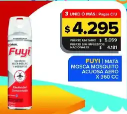 Carrefour Maxi Fuyi mata mosquito oferta