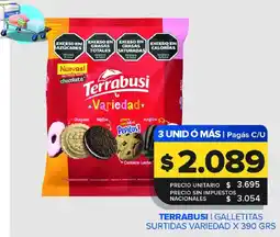Carrefour Maxi Terrabusi galletitas surtidas variedad oferta