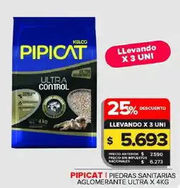 Carrefour Maxi Pipicat piedras sanitarias aglomerante ultra oferta