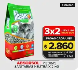 Carrefour Maxi Absorsol piedras sanitarias neutra oferta
