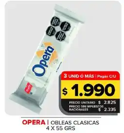 Carrefour Maxi Opera obleas classicas oferta