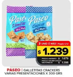 Carrefour Maxi Paseo galletitas crackers oferta