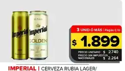 Carrefour Maxi Imperial cerveza rubia lager oferta