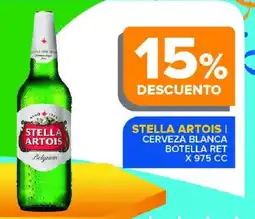 Carrefour Maxi Stella artois cerveza blanca oferta