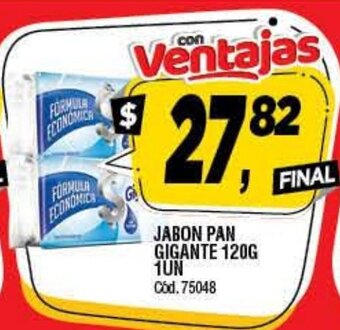 Supermercados Yaguar Jabon Pan Gigante 120g 1Un oferta