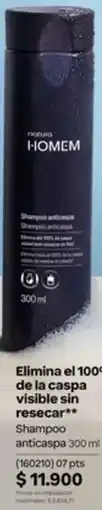 Natura Natura shampoo anticasp oferta