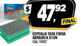 Supermercados Yaguar Esponja Task Fibra Abrasiva x 1un oferta
