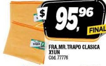 Supermercados Yaguar Fra.Mr.Trapo Clasica x 1 un oferta