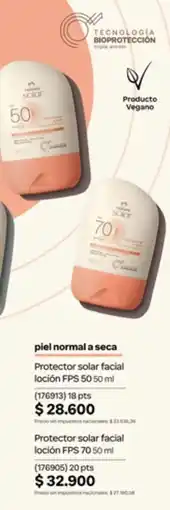 Natura Natura protector solar facial locion oferta