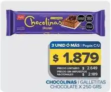 Carrefour Maxi Chocolinas - galletitas chocolate oferta