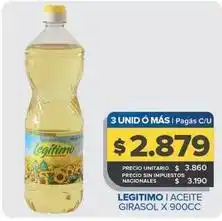 Carrefour Maxi Legítimo - aceite girasol oferta