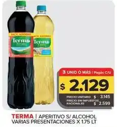 Carrefour Maxi Terma - aperitivo sin alcohol oferta