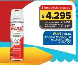 Carrefour Maxi Fuyi - mata mosca mosquito acuosa aero oferta