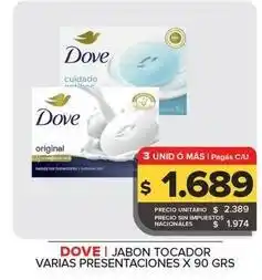 Carrefour Maxi Dove - jabon tocador oferta
