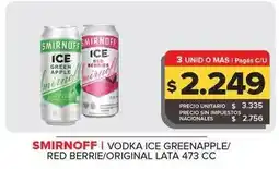 Carrefour Maxi Smirnoff - vodka ice greenapple oferta