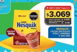 Carrefour Maxi Nesquik - cacao en polvo oferta