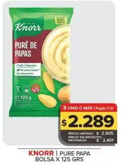 Carrefour Maxi Knorr - puré papa oferta