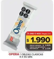 Carrefour Maxi Opera - obleas clásicas oferta
