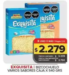 Carrefour Maxi Exquisita - bizcochuelo oferta