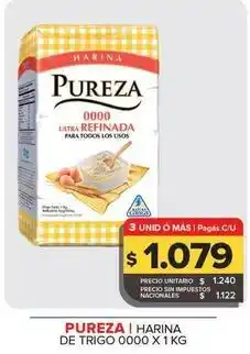 Carrefour Maxi Pureza - harina de trigo oferta