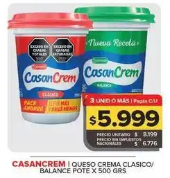 Carrefour Maxi Casancrem - queso crema clasico oferta