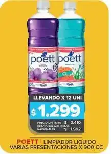 Carrefour Maxi Poett - limpador liquido oferta