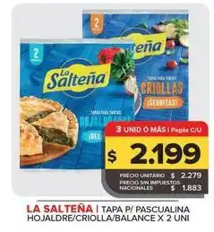 Carrefour Maxi La salteña - tapa p oferta