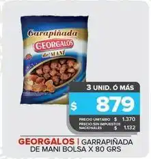 Carrefour Maxi Georgalos - garrapinada de mani bolsa oferta