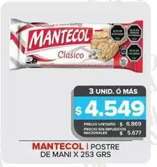 Carrefour Maxi Mantecol - postre de mani oferta