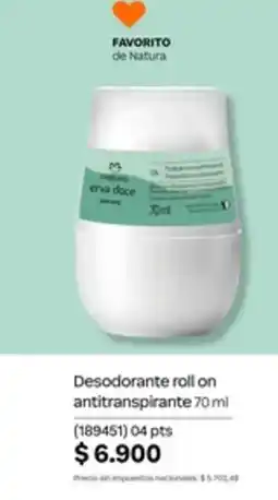 Natura Natura desodorante roll on antitranspirante oferta