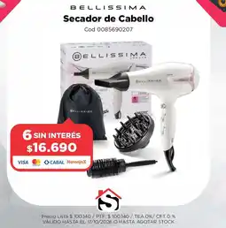 Casa Silvia Bellissima secador de cabello oferta