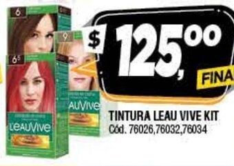 Supermercados Yaguar Tintura Leau Vive Kit oferta
