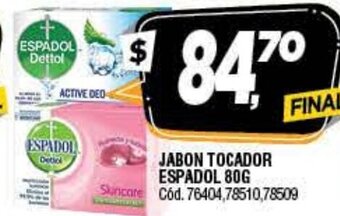 Supermercados Yaguar Jabon Tocador Espadol 80g oferta