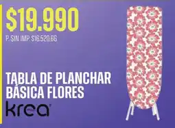 Supermercados Vea Krea tabla de planchar básica flores oferta