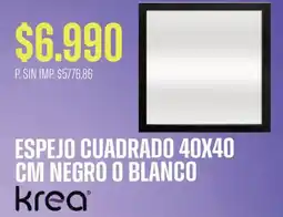 Supermercados Vea Krea espejo cuadrado oferta