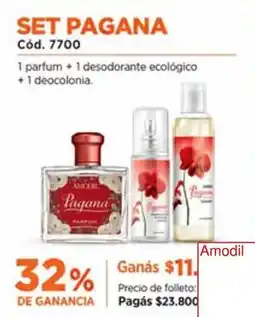 Amodil 32 - set pagana cód. 7700 oferta