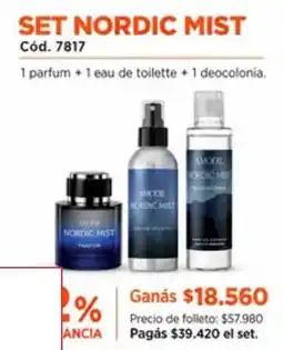 Amodil Set nordic mist cód. 7817 oferta